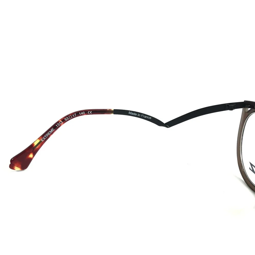 BOZ Eyeglasses Frames EXTREME 1313 Mask Brown Neutral Brushed Silver 53-17-140